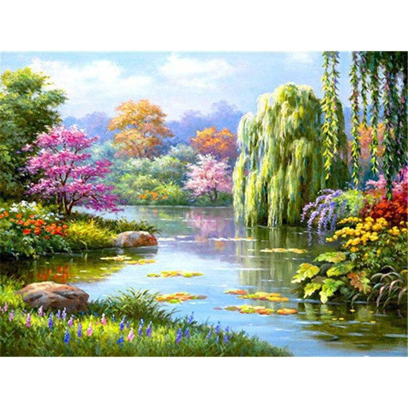 Diamond Painting Gatto Grigio - Kit 5D Completo 30x40 Cm - Tela, Strass E Strumenti Inclusi