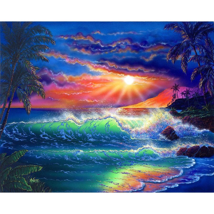 EXPGDC Sea Beach Diamond Painting Kits For Adults,Diamond Painting Ocean