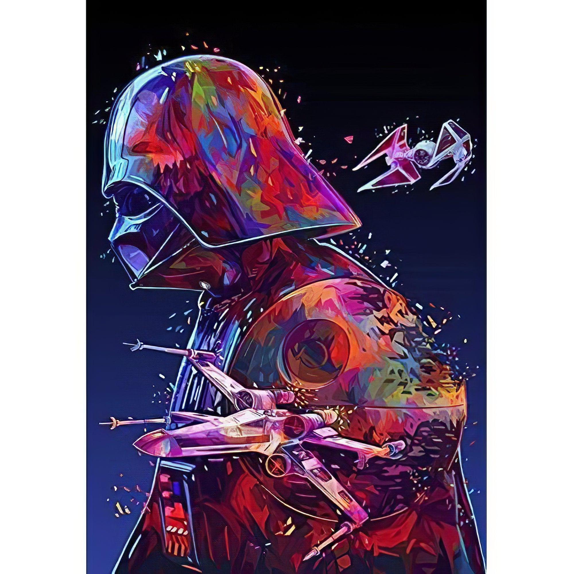 Darth Vader Diamond 2024 Painting with Frame