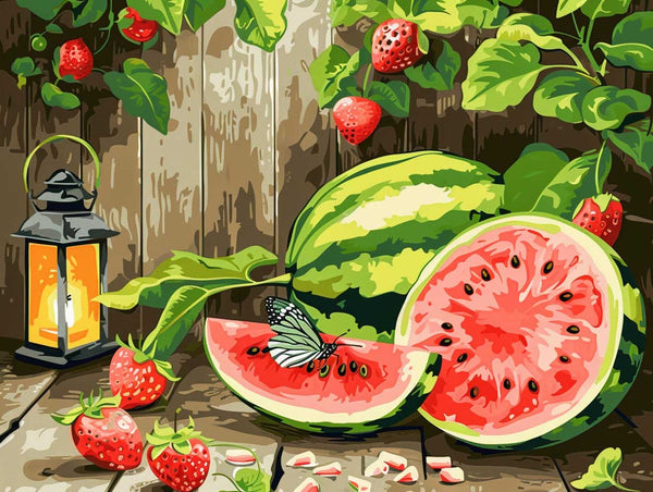 Garden Fresh Delight - Diamond Painting Kit