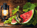 Glowing Lantern &amp; Butterfly - Diamond Painting Kit