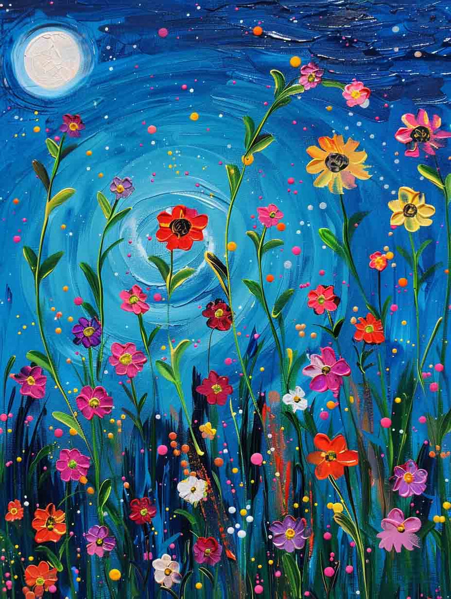 【ご注文品】wildflowers 油彩画2点 Moonlight_Wildflowers_900x.jpg