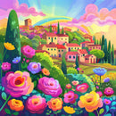 Vibrant Tuscan Village