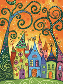 Whimsical Fantasy Town