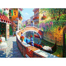 Beautiful Boat In Canal Diamond Painting Diamond Art Kit