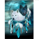 Black And White Wolf Diamond Painting Diamond Art Kit