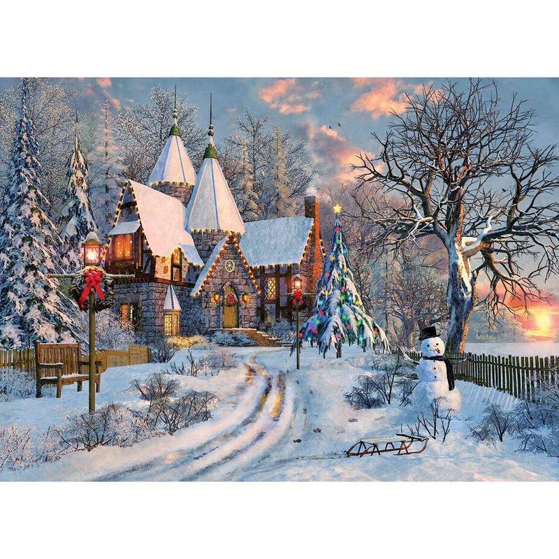 Christmas House Country Snow Village Diamond Painting Diamond Art Kit