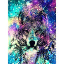Colored Wolf Diamond Painting Diamond Art Kit