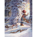 Exciting Girl Of Christmas Diamond Painting Diamond Art Kit