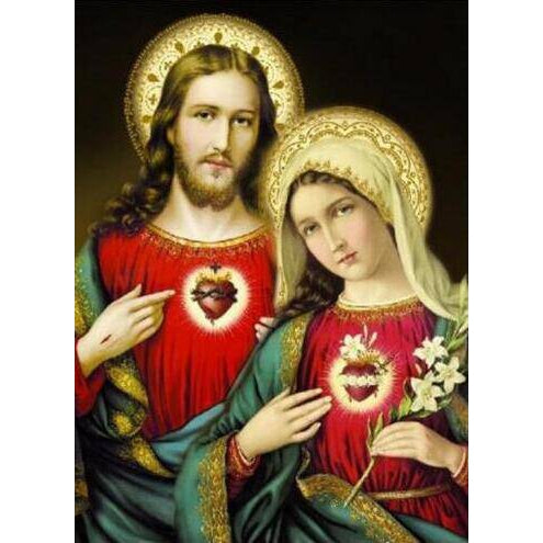 Jesus and Mother Mary Diamond Painting Diamond Art Kit
