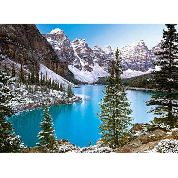 Mountain and Lake in Canada Diamond Painting Diamond Art Kit