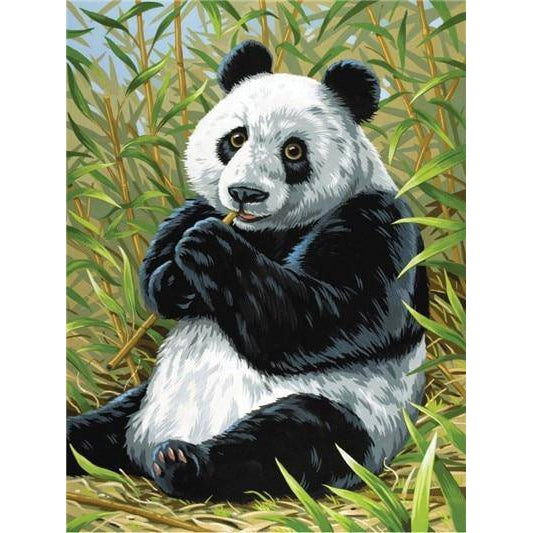 Panda Eating Bamboo Diamond Painting Diamond Art Kit
