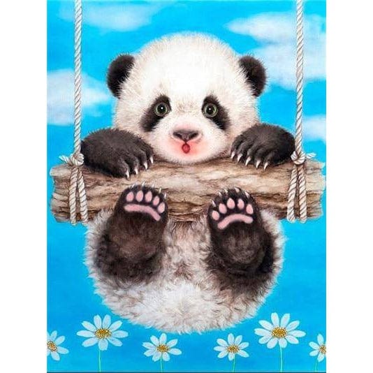 Panda Swing Diamond Painting Diamond Art Kit