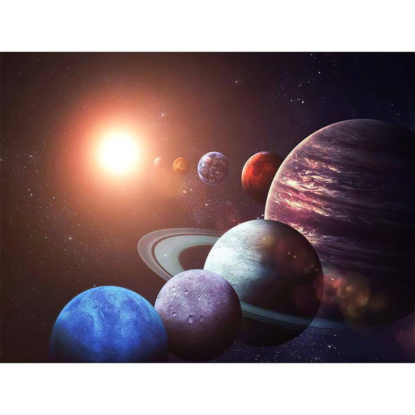 Planets With Sun Diamond Painting Diamond Art Kit