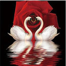Rose And Swan Diamond Painting Diamond Art Kit