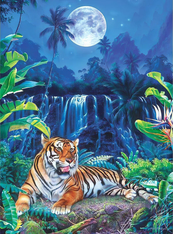 Tiger In Jungle Diamond Painting Diamond Art Kit