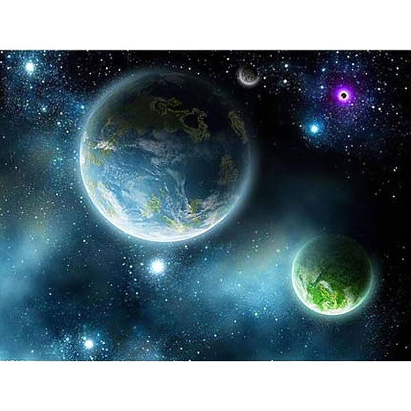 Two Beautiful Planets Diamond Painting Diamond Art Kit