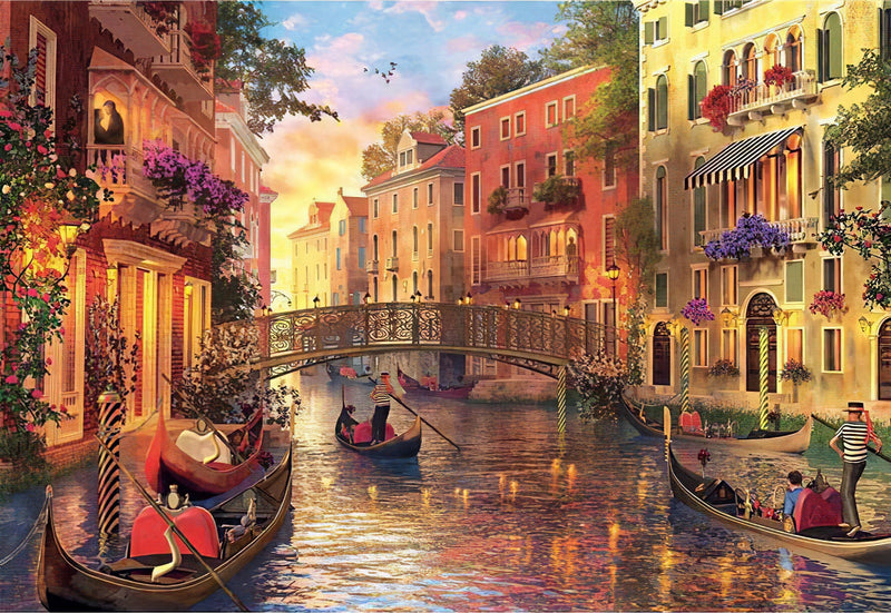 Venice City Bridge At Dusk Diamond Painting Diamond Art Kit