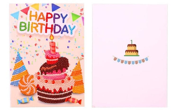 Birthday Card Birthday Cake.
