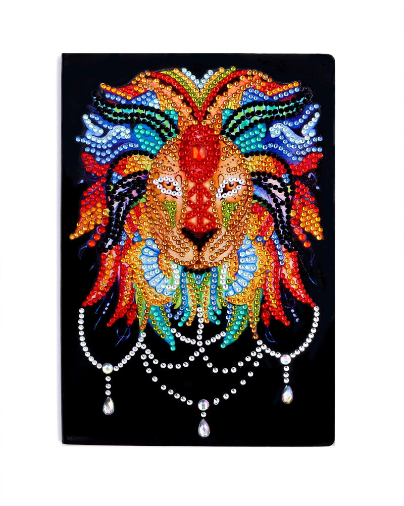 Notebook The Rainbow Lion-Made with Diamonds